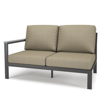 Hixon Sectional Left Arm Loveseat - Polytuf