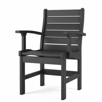 Oceanview Dining Chair With Arms - Poly Lumber