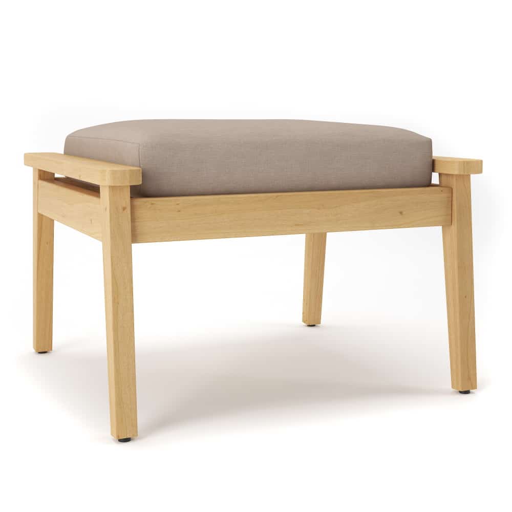 Seaside Teak Ottoman - Image 7
