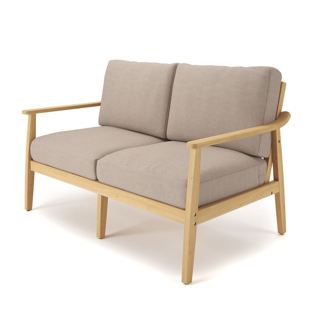 Seaside Teak Loveseat - Image 3