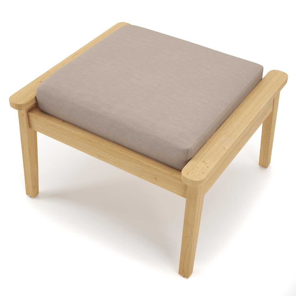 Seaside Teak Ottoman - Image 6