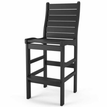 Oceanview Armless Counter or Bar Height Chair - Poly Lumber