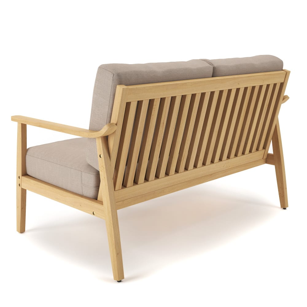 Seaside Teak Loveseat - Image 5