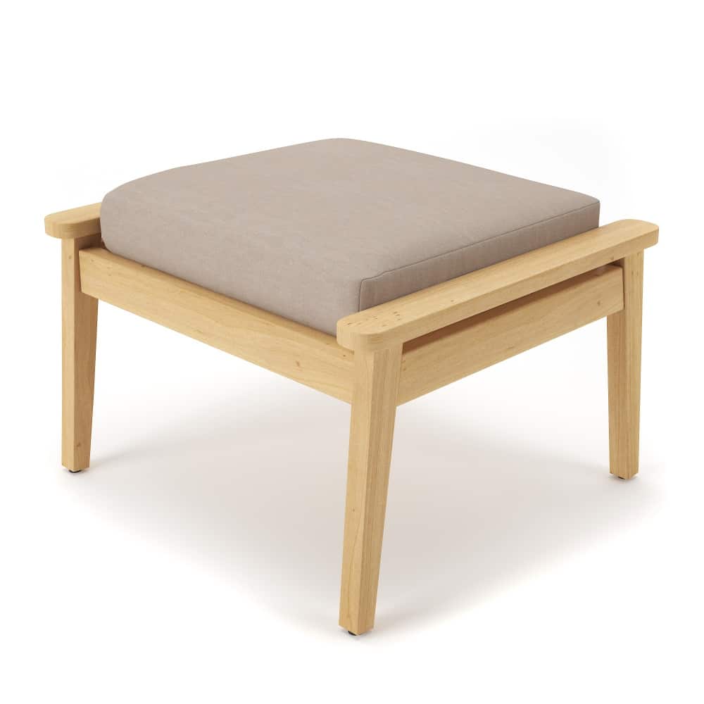 Seaside Teak Ottoman - Image 3