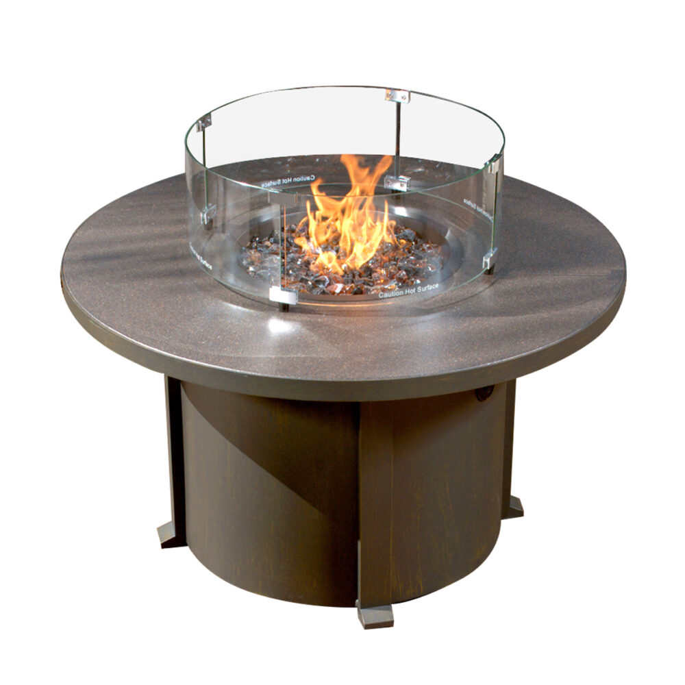 42" Cal Sil Fire Table Round