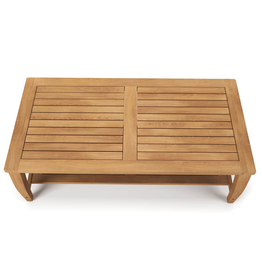 Laguna Teak Rectangle Coffee Table - Image 7