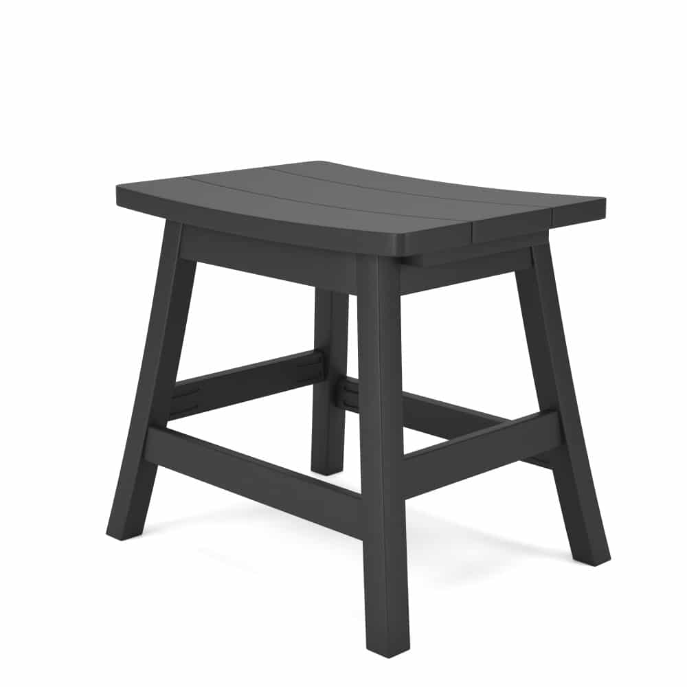 Oceanview Saddle Stool - Poly Lumber